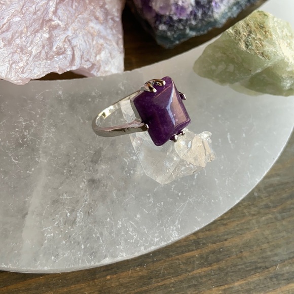 Alquimia Jewelry - PURPLE TANZANITE SILVER BOHO RING
